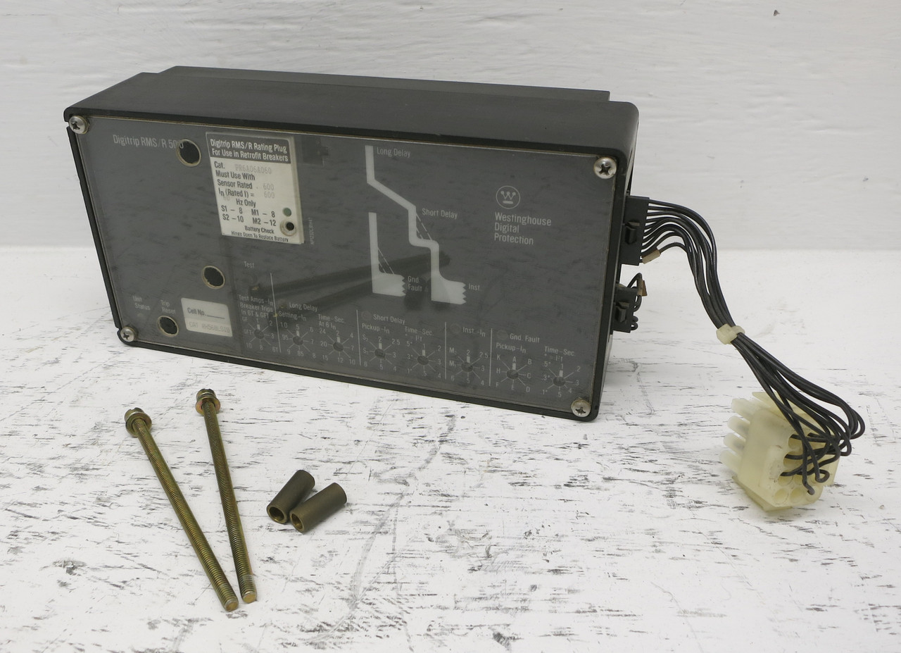 Image of Westinghouse RH56BLSIG 600A Trip Unit Digitrip RMS/R 500 PR6A06A060 LSIG 600 Amp