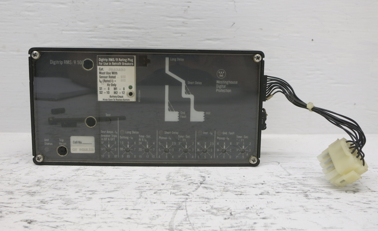 Westinghouse RH56BLSIG 600A Trip Unit Digitrip RMS/R 500 PR6A06A060 LSIG 600 Amp (DW7469-1)