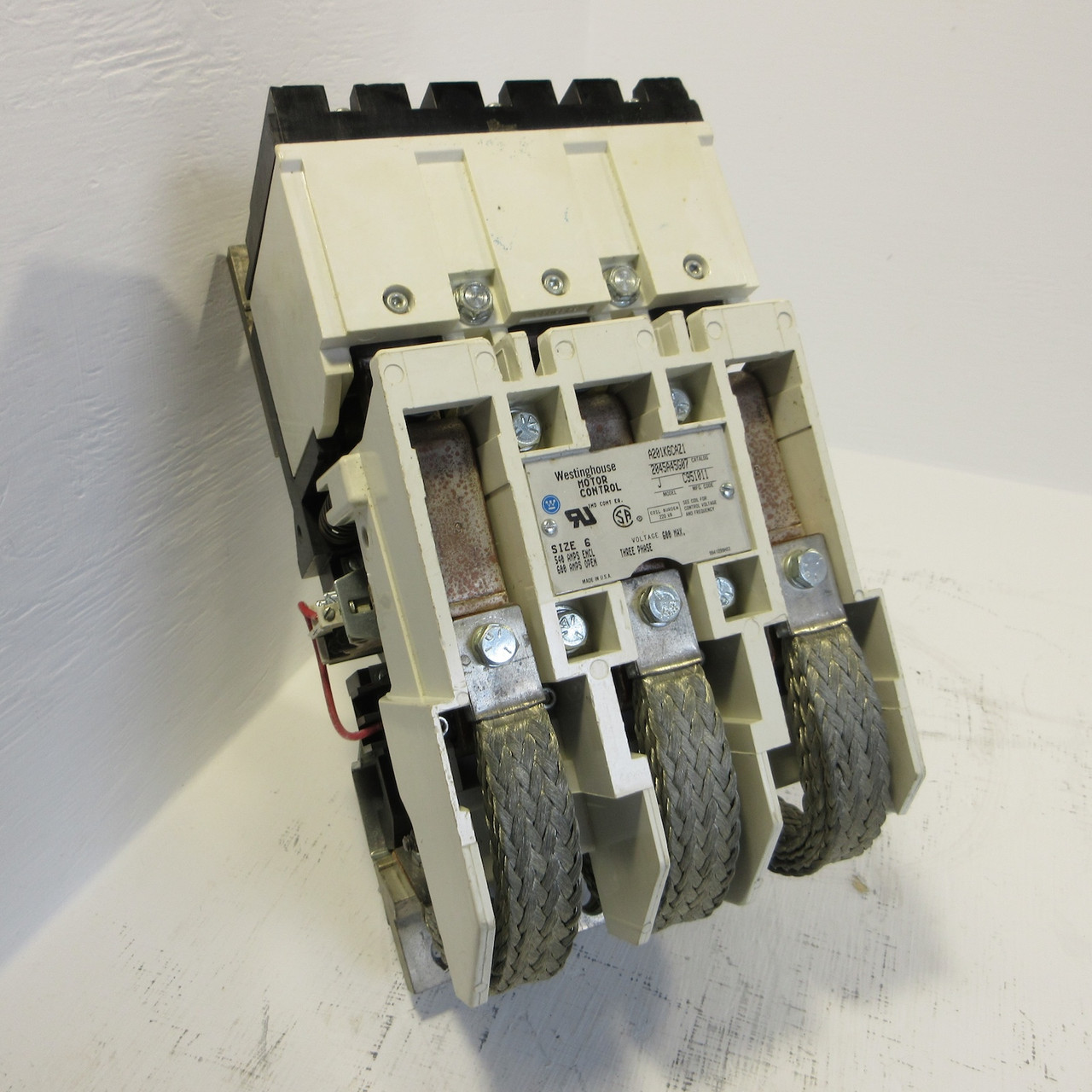 Image of Westinghouse A201K6CAZ1 Size 6 Contactor 540/600 Amps 3PH 600V Model J (CHIPPED)