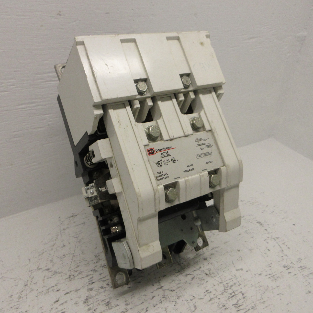 Cutler-Hammer A201K5CA Size 5 Motor Contactor Mod J 120V Coil 270/300A 3PH 600V (AH0657-2)