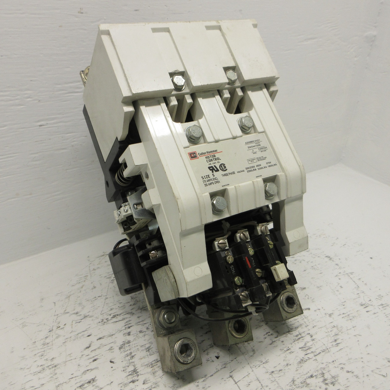 Image of Cutler-Hammer A200M5CXXZ1 Size 5 Motor Starter 480V Coil Model J 270/300 Amps CH