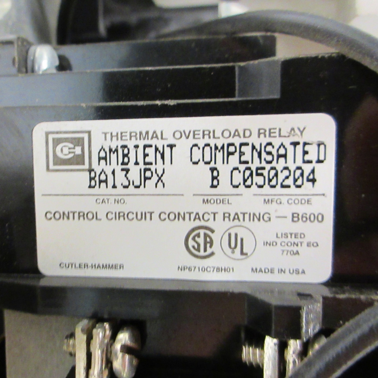 Cutler-Hammer A200M5CXXZ1 Size 5 Motor Starter 480V Coil Model J 270/300 Amps CH (AH0659-1)