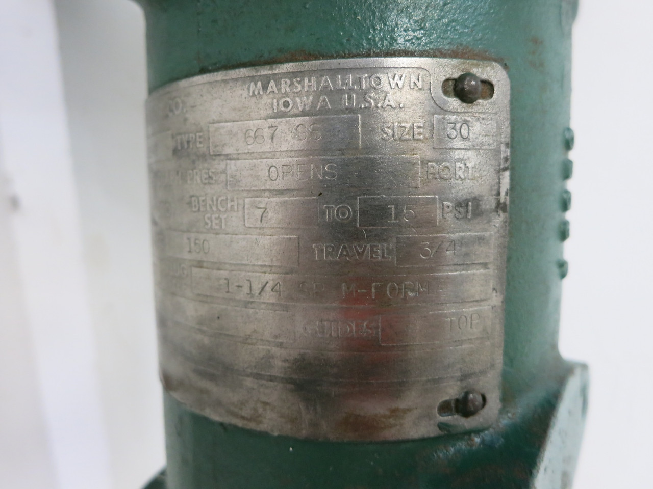 Fisher Controls 667GS Actuator Size 30 Body Type EZ Valve Size 1.25 316SS (DW7480-1)