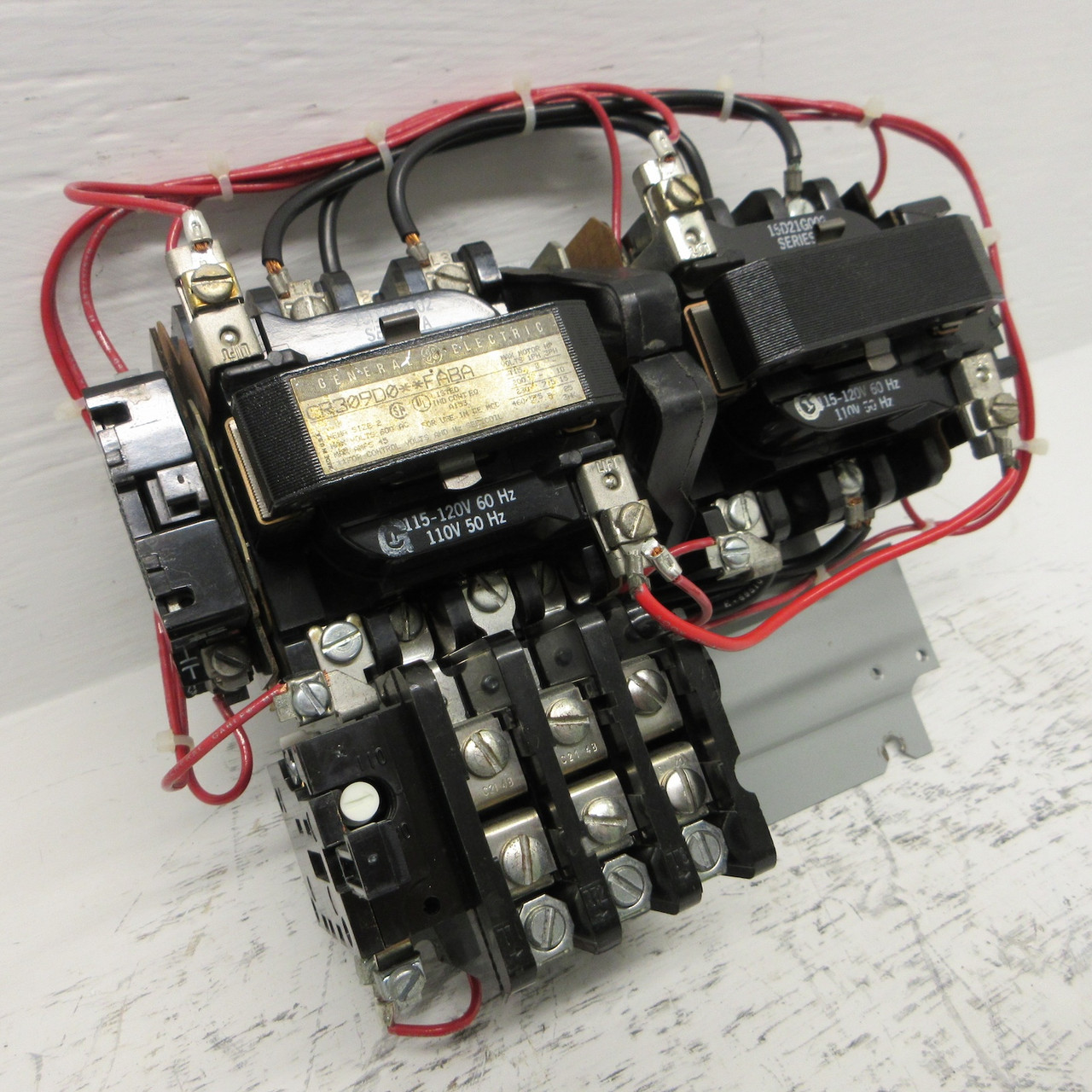 Image of GE CR309D0**FABA Size 2 Reversing Starter 45A 600V 120V Coil 45 Amp Sz2 CR309DO