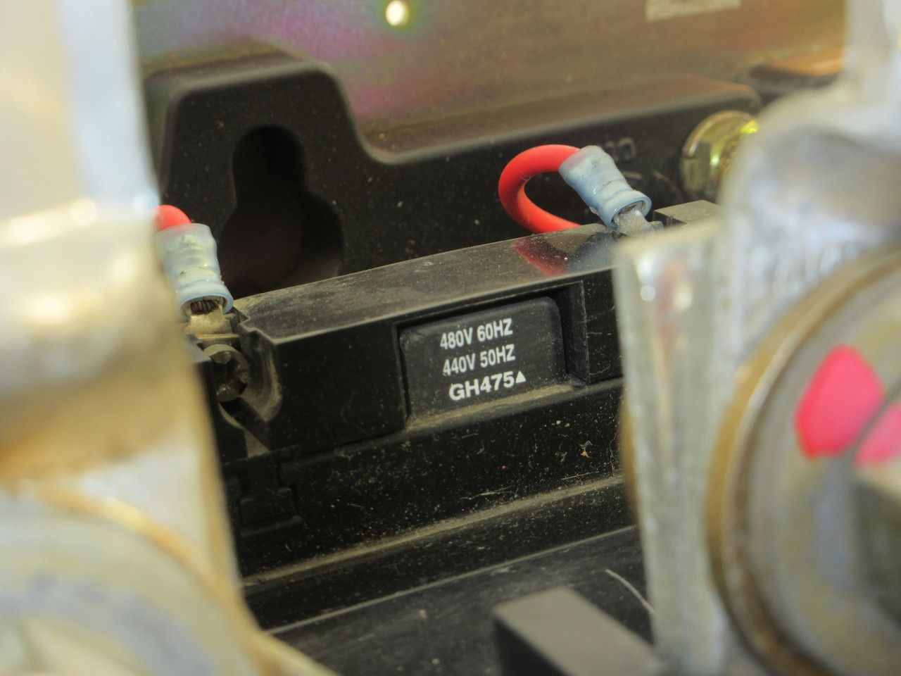 Allen Bradley 104-B400NB3 400HP 414A Reversing Motor Contactor 600VAC 480V Coil (AH0688-1)