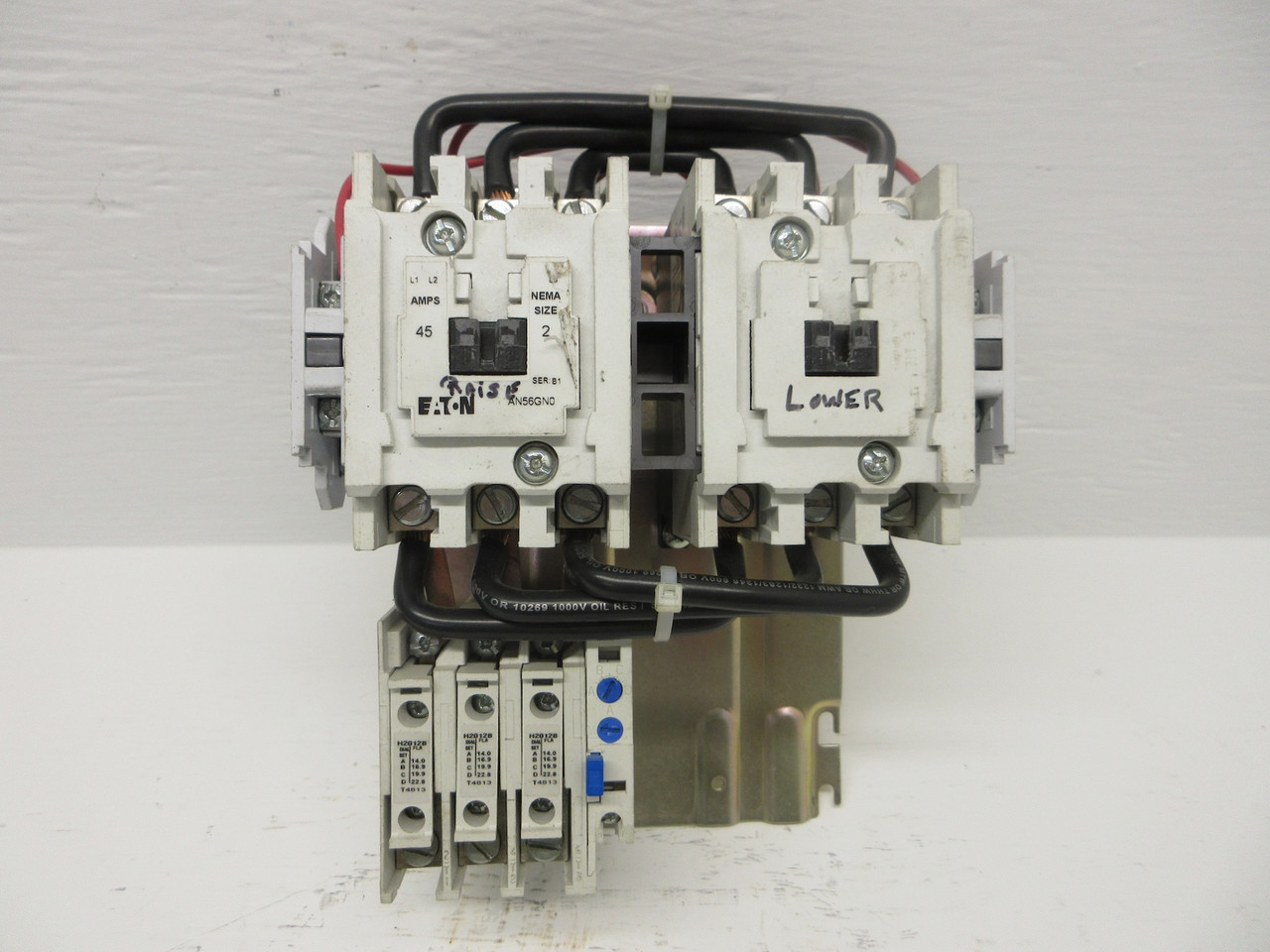 Eaton Cutler Hammer AN56GN0 Size 2 Reversing Starter 120V Coil w/ C306GN3 Relay (AH0704-1)