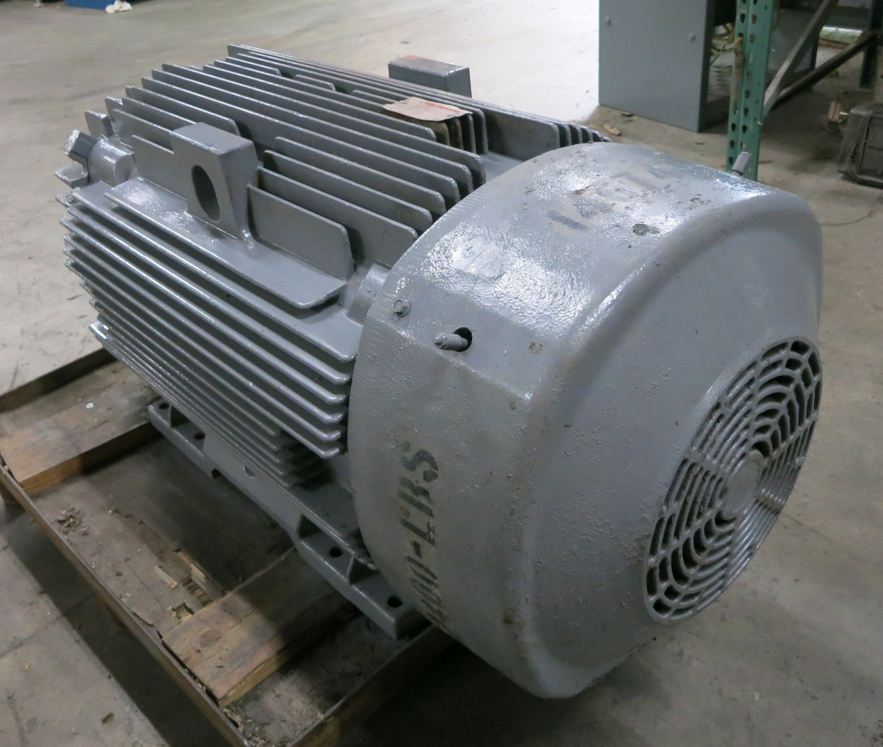 GE 250 HP Tri-Clad AC Motor 2300V 1785 RPM Frame 449T 2300 VAC 59A Severe Duty (DW7486-1)