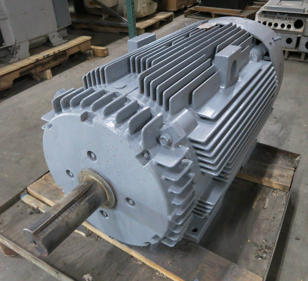 GE 250 HP Tri-Clad AC Motor 2300V 1785 RPM Frame 449T 2300 VAC 59A Severe Duty (DW7486-1)