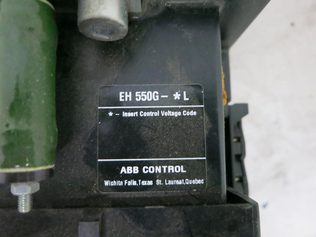 ABB EH550G-PRL11 Motor Contactor EH550G 800A 400 HP @ 480V 110 VDC Coil SK827 (DW7485-1)