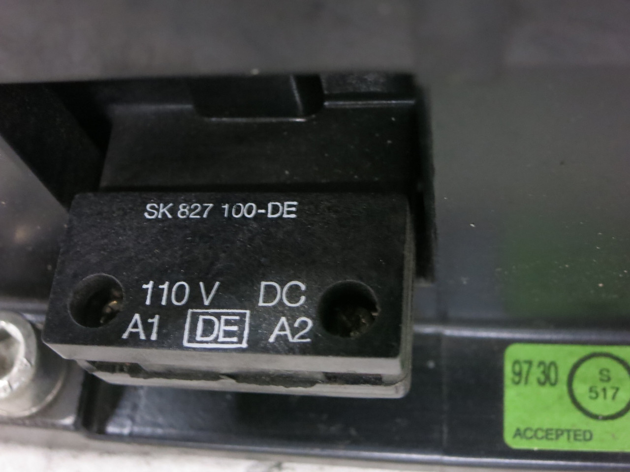 ABB EH550G-PRL11 Motor Contactor EH550G 800A 400 HP @ 480V 110 VDC Coil SK827 (DW7485-1)