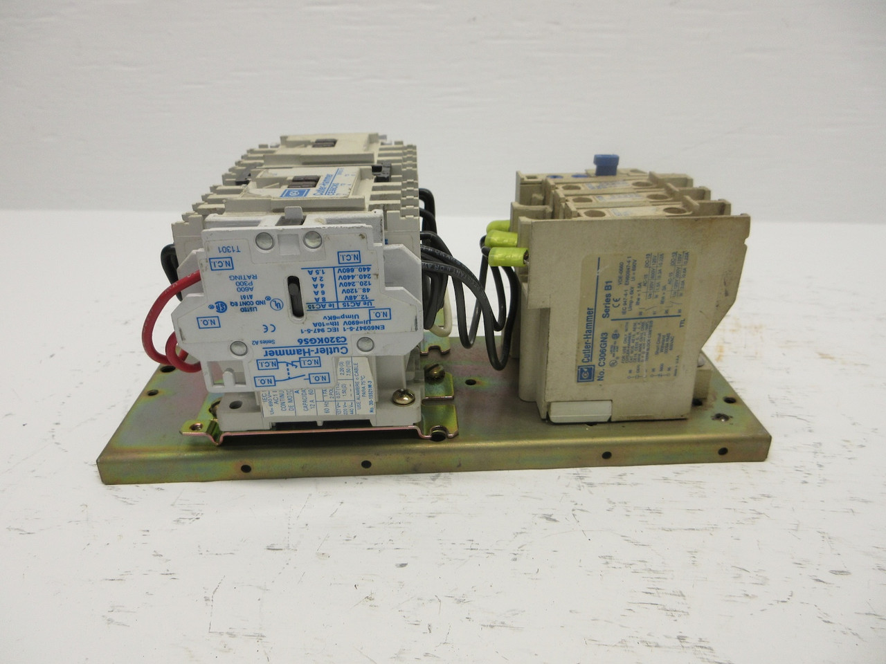 Eaton Cutler Hammer CE55CN3 Reversing Starter 120V Coil 3PH w/ C306GN3 + Heaters (AH0714-1)