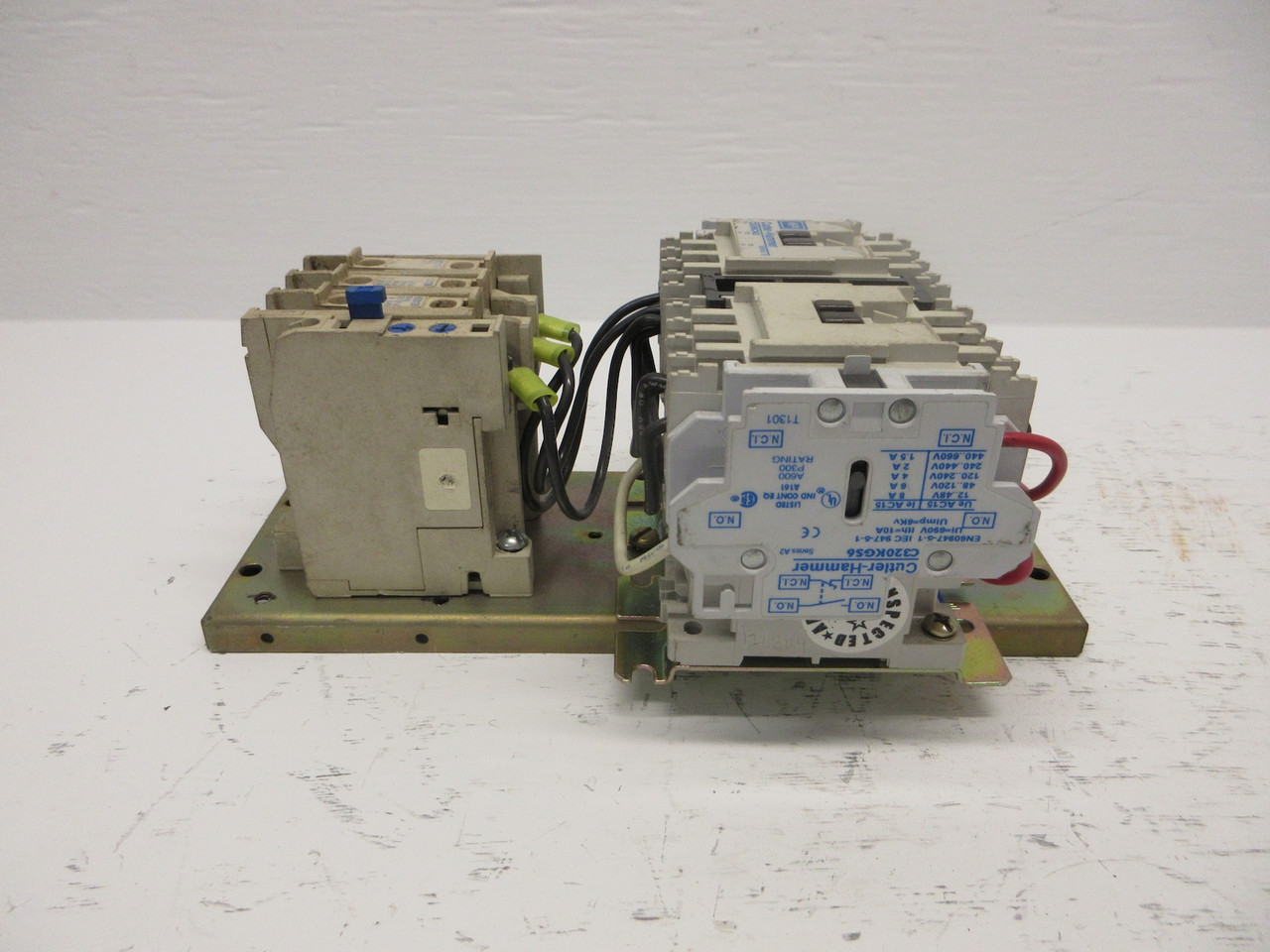 Eaton Cutler Hammer CE55CN3 Reversing Starter 120V Coil 3PH w/ C306GN3 + Heaters (AH0714-1)
