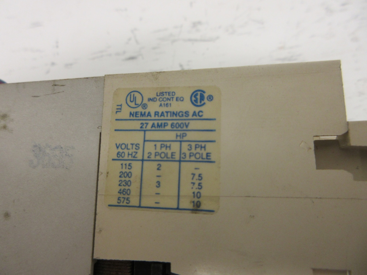 Eaton Cutler Hammer AN16DN0 Size 1 Starter 10HP 120V Coil w/ C306GN3 + Heaters (AH0711-3)