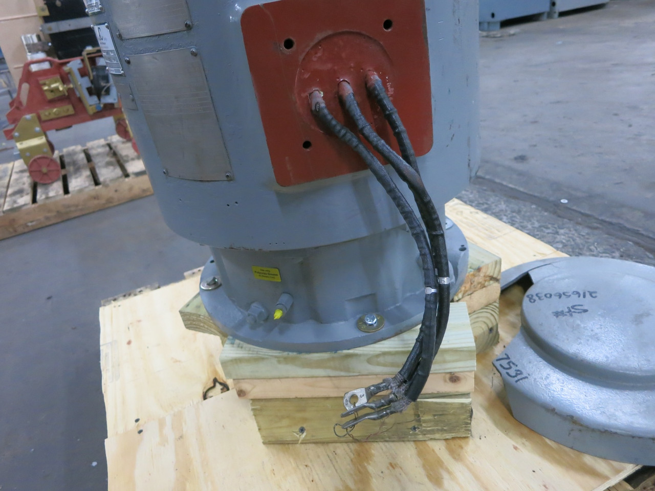 REBUILT GE 50 HP Vertical AC Motor 230/460V 1770 RPM A365UP Frame TriClad (DW7493-1)