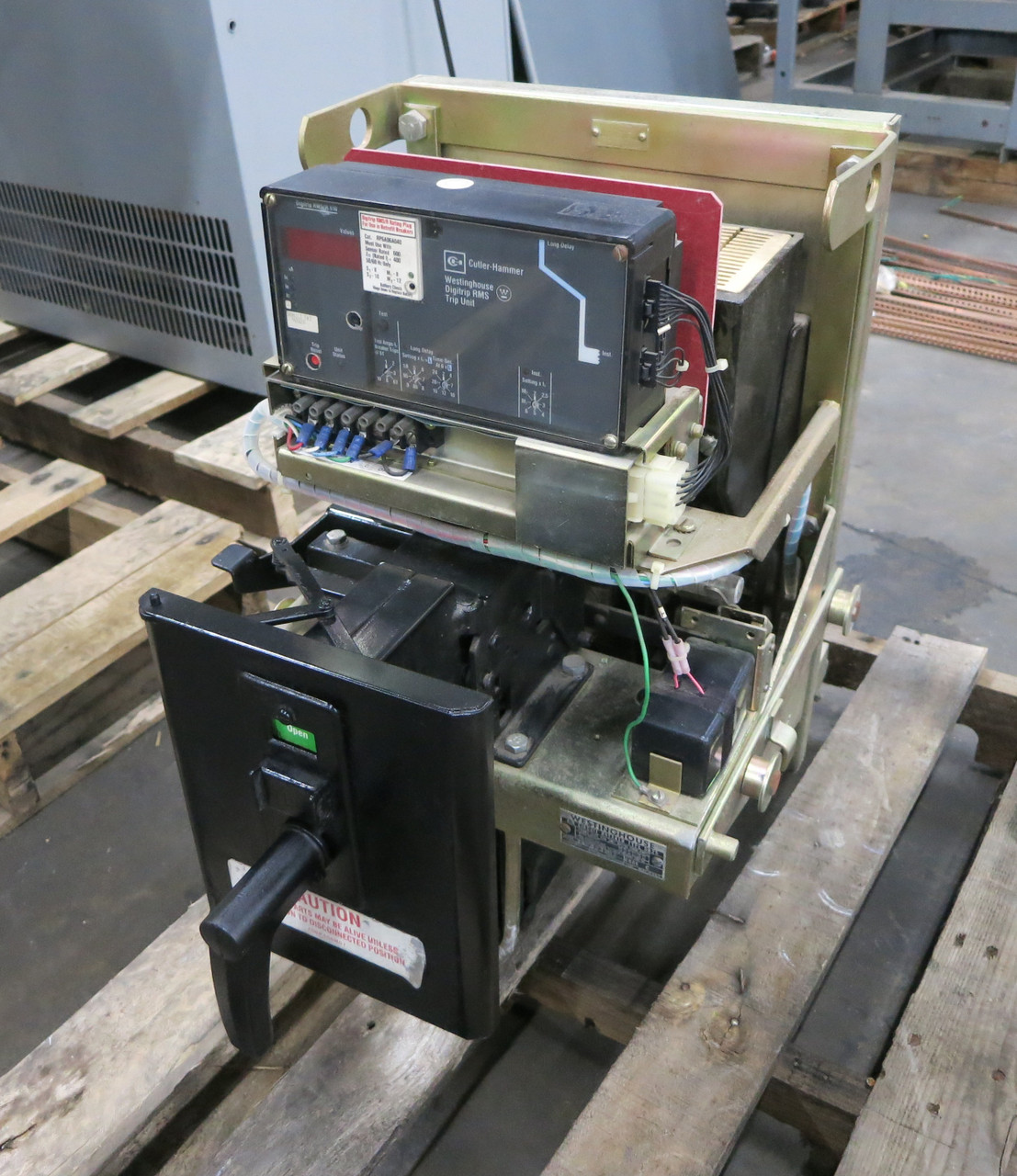 Image of Westinghouse DB25 600/400A Air Circuit Breaker SRH61LI RMS Trip Unit 400 Amp LI