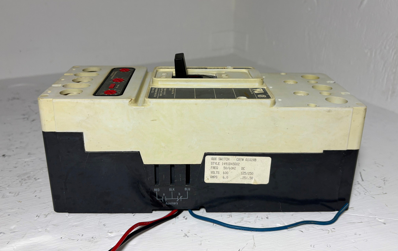 Westinghouse HMCP250C5C 250A Circuit Breaker Matte w/ Aux 3P 600V HMCP 250 Amp (EM5630-1)