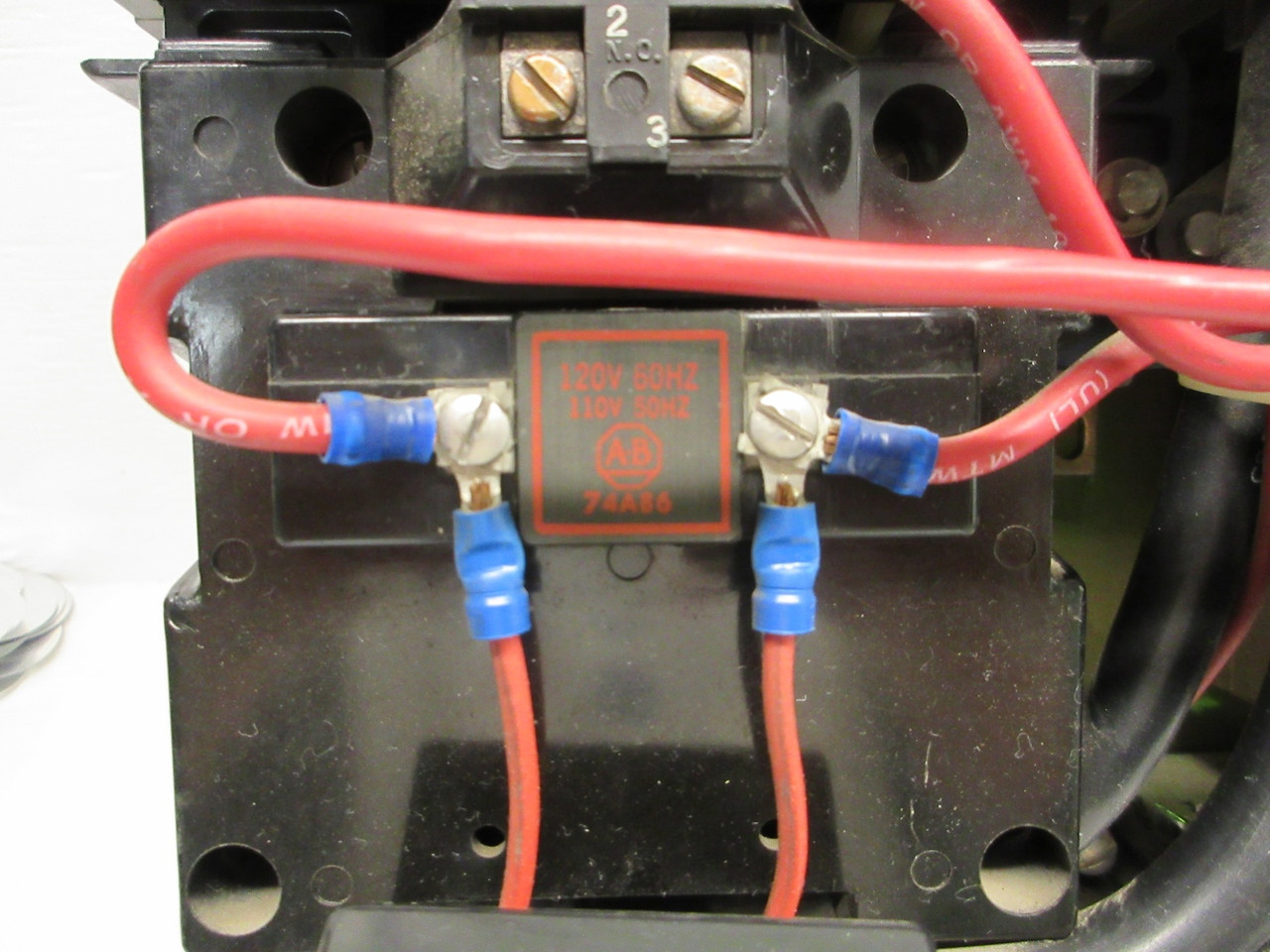 Allen Bradley 715X-EOD11 2 Speed Starter Size 4 120V Coils 75HP Ser L 715X-E0D11 (AH0718-1)