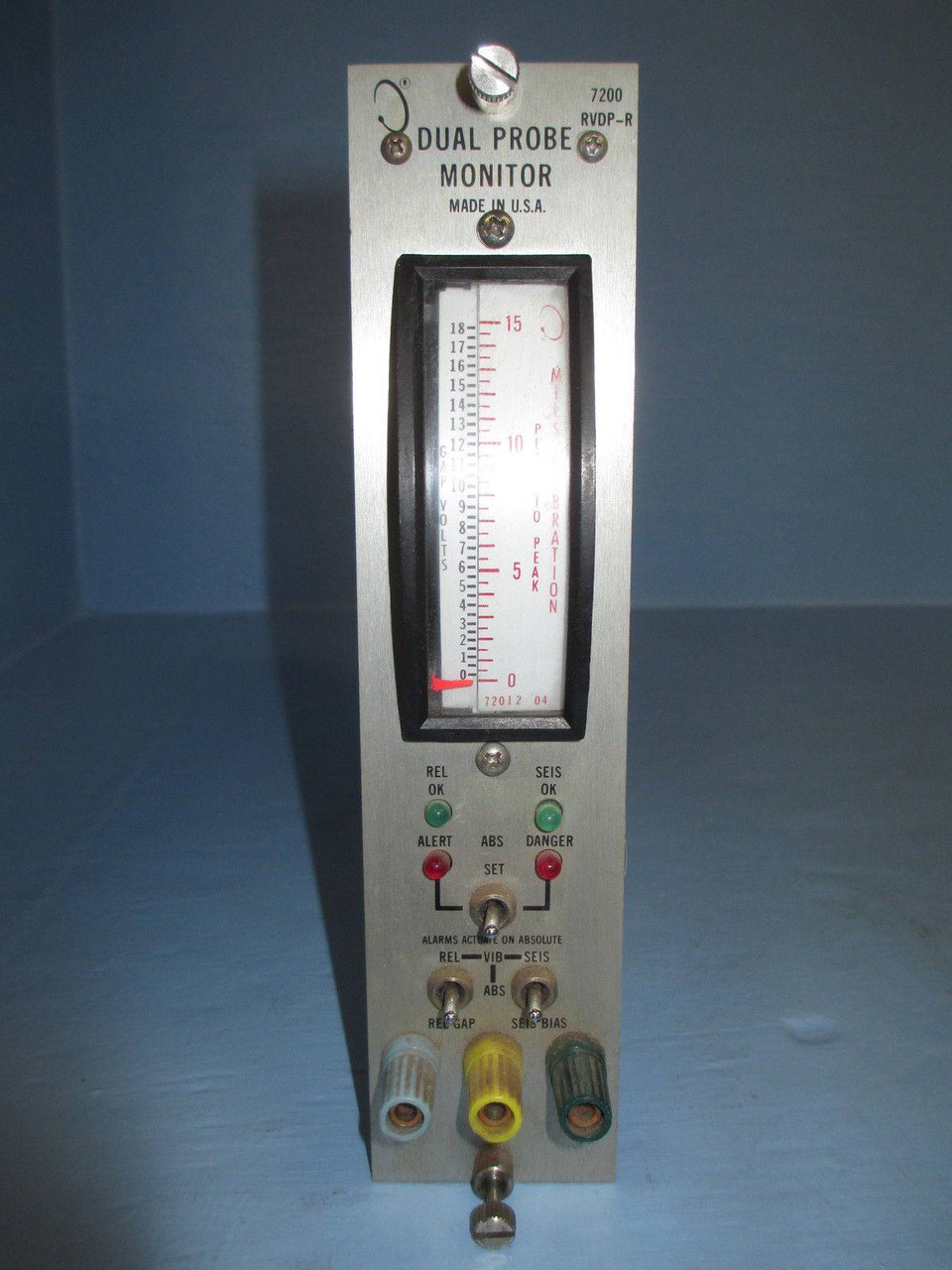 Bently Nevada 7200 Dual Probe Monitor 7200-RVDP 72564-52-04-03-05-01-01-15 200mV (EBI0521-21)