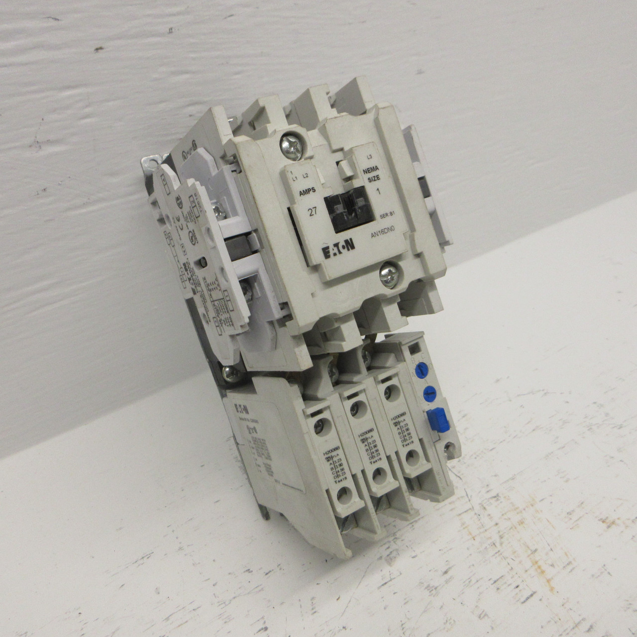 Eaton Cutler Hammer AN16DN0 Size 1 Starter 10HP 120V Coil w/ C306GN3 + Heaters (AH0720-2)