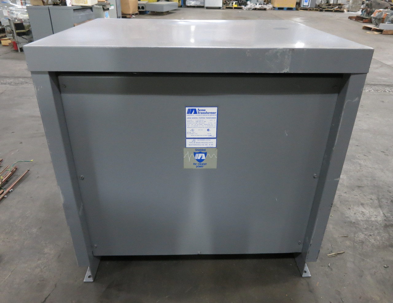 ACME 112.5 kVA 480 Delta to 240 Delta V 3PH Transformer T-1A-53345-3S 480V 240V (DW7512-1)