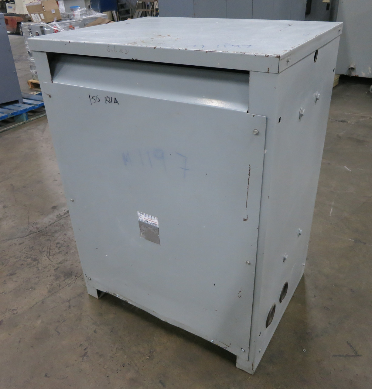 Westinghouse 150 kVA 4160 Delta to 240 Delta V 3PH Transformer 4160V - 240V (DW7528-1)