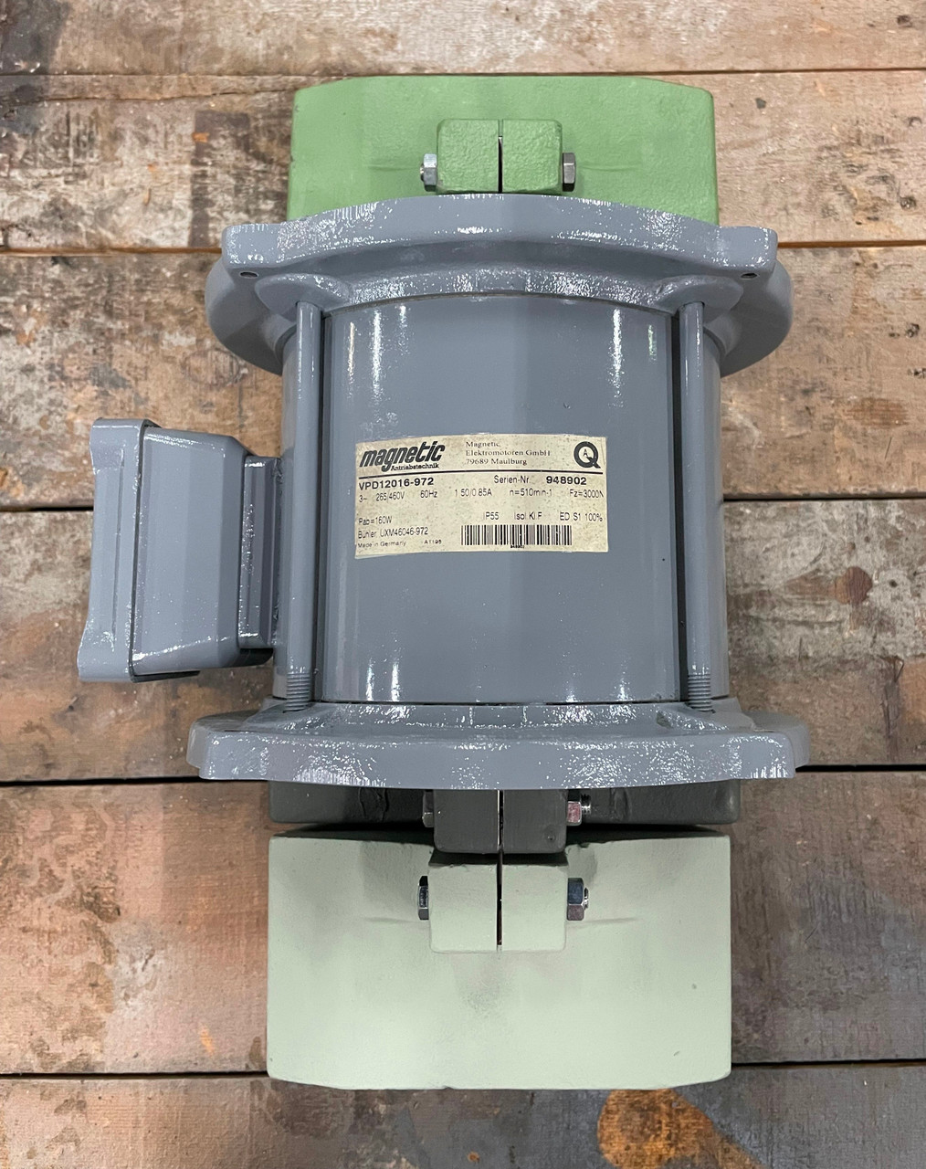 NEW Magnetic Elektromotoren 160W Dual Shaft AC Motor 460V 510 RPM 3000N VPD12016 (DW7533-2)