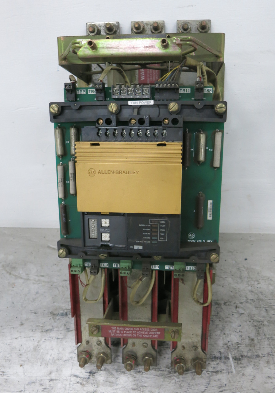 Allen Bradley 150-A180NBD 150 HP SMC Plus Smart Motor Controller 480V Soft Start (DW7534-1)
