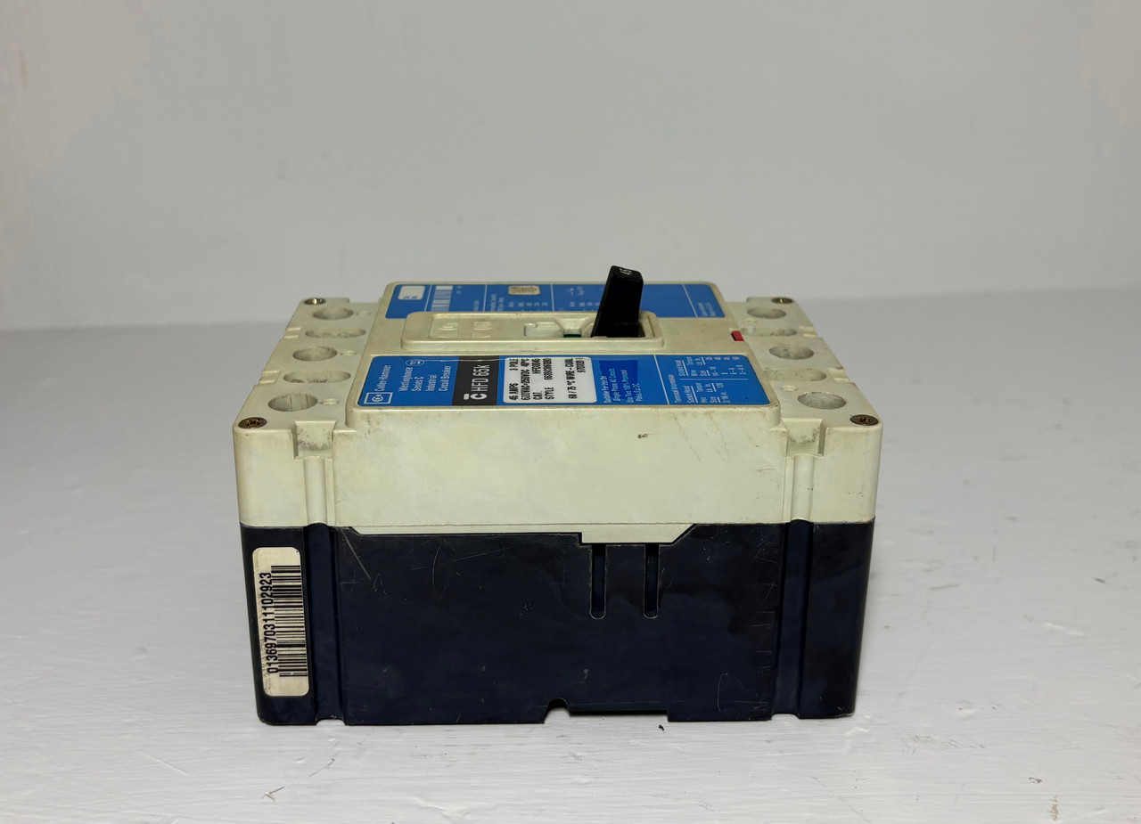 Cutler-Hammer HFD3045 45A Circuit Breaker Glossy Blue 600V 3P HFD3045L 45 Amp (EM5655-1)