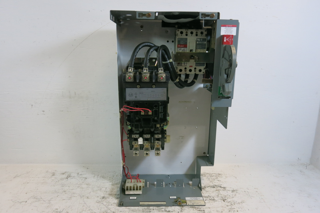 Allen Bradley 2100 Centerline Size 4 Starter 150A Breaker 26" MCC Bucket 150 Amp (BJ1047-1)