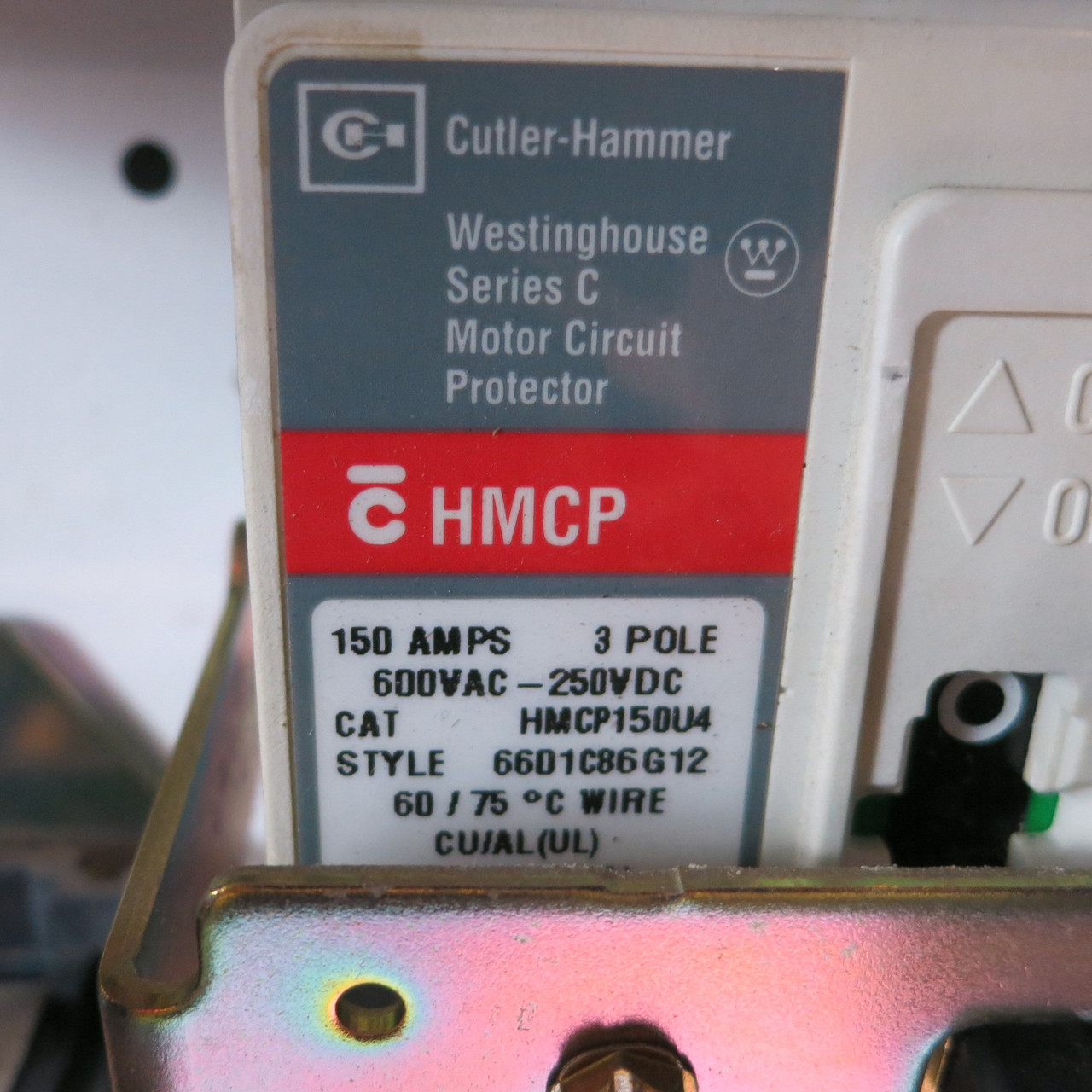 Allen Bradley 2100 Centerline Size 4 Starter 150A Breaker 26" MCC Bucket 150 Amp (BJ1047-1)