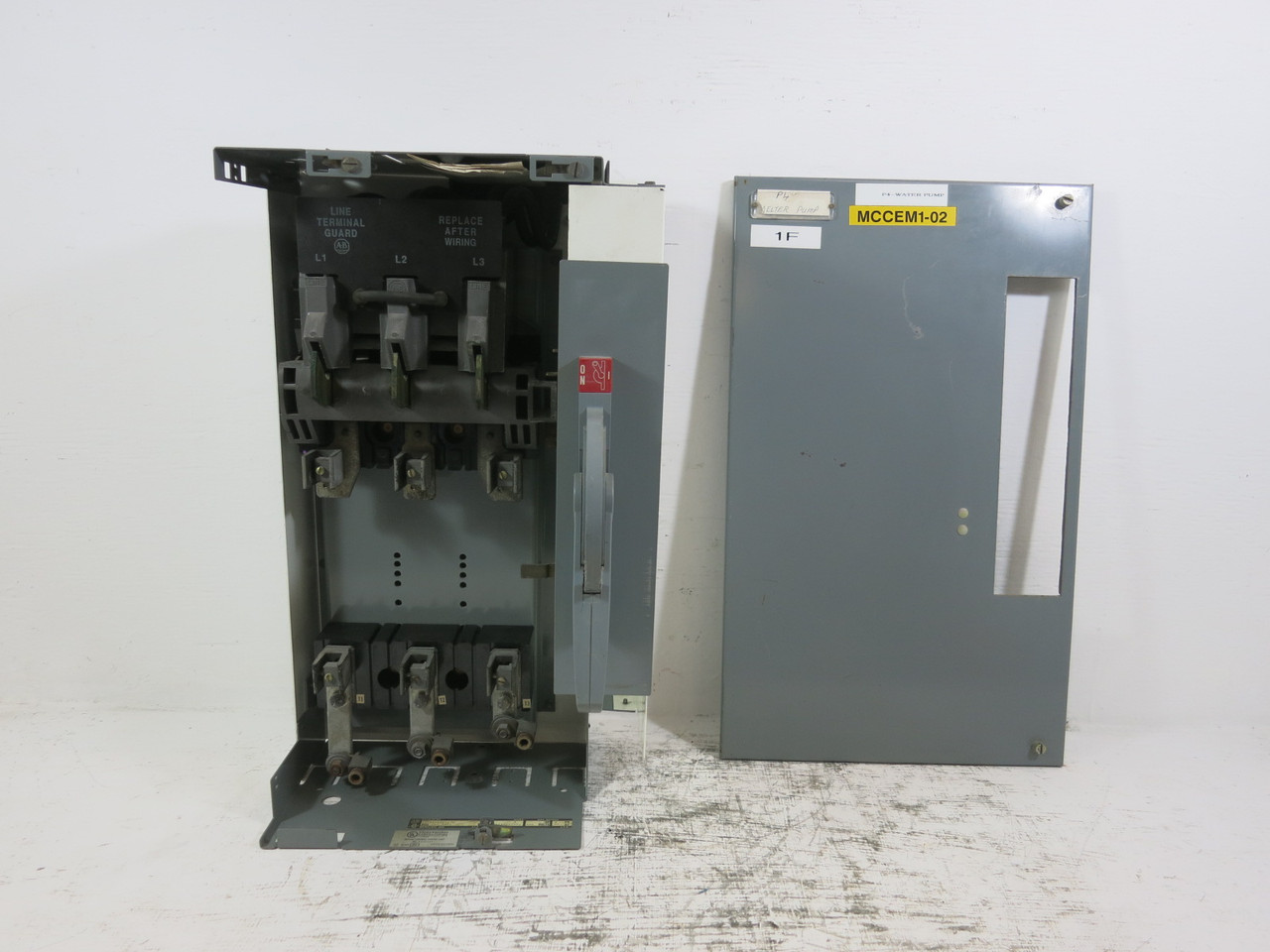 Allen Bradley 2100 Centerline 200A Fusible 26" MCC Feeder Bucket 200 Amp AB Fuse (BJ1045-2)