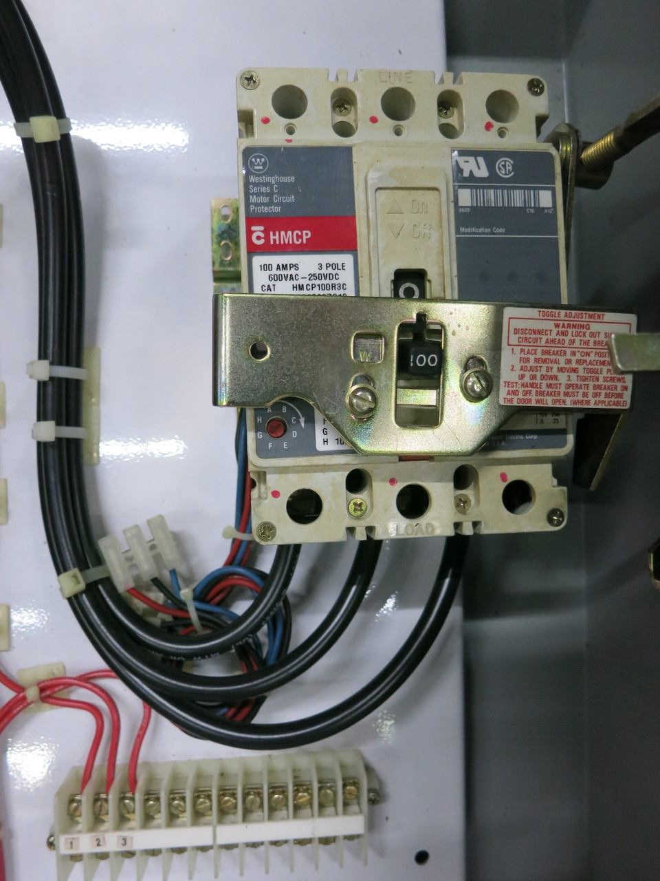 Allen Bradley Size 3 Starter 100A Breaker Combination Combo Box 100 Amp 509-DOD (DW7540-1)