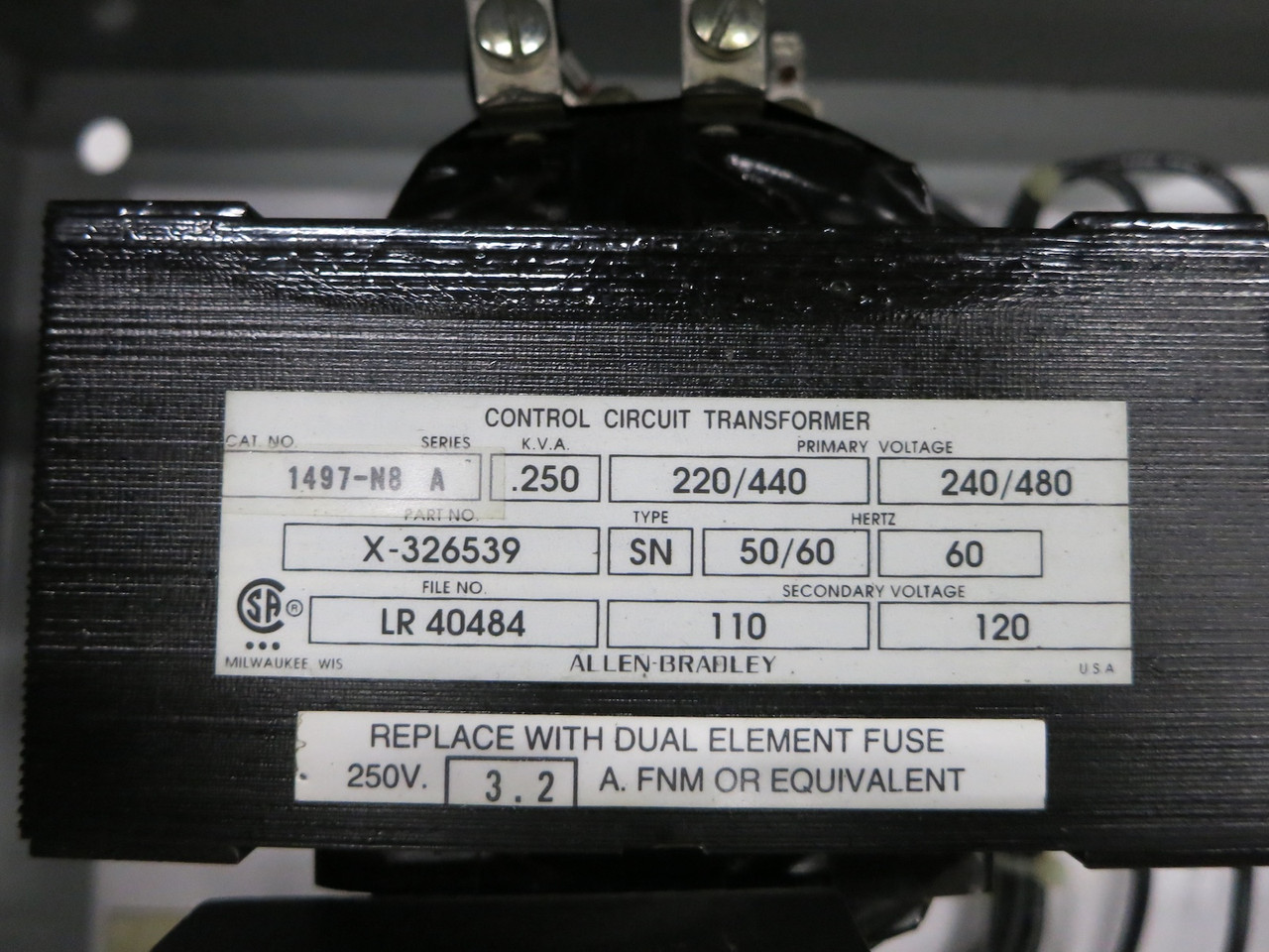 Allen Bradley Size 3 Starter 100A Breaker Combination Combo Box 100 Amp 509-DOD (DW7540-1)