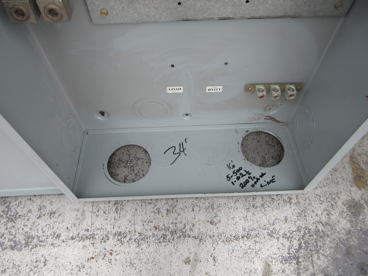 General Electric GE TH4325 Model 10 400A 240VAC Fusible Safety Switch 4W 3PH (AH0729-2)