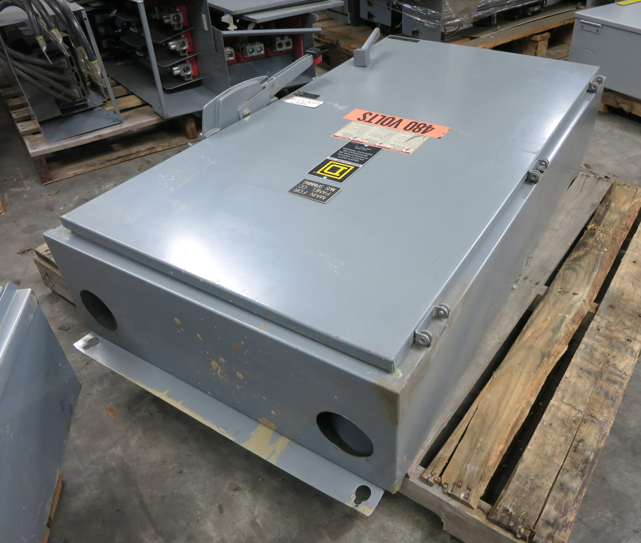 Square D H365AWK 400A 600V Fusible Safety Switch Disconnect 400 Amp H365-AWK 3R (DW7543-1)