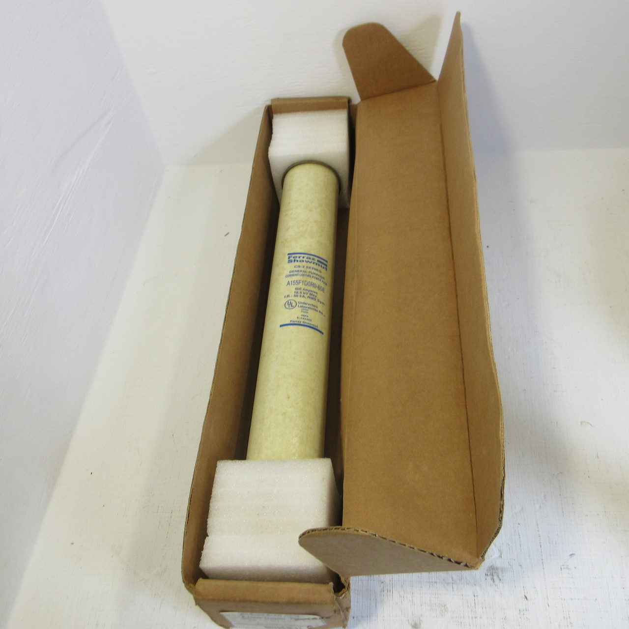 NEW Ferraz Shawmut A155F1D0R0-65E General Purpose Fuse 65E Amp 15.5 kV CS-3 Ser (AH0733-8)