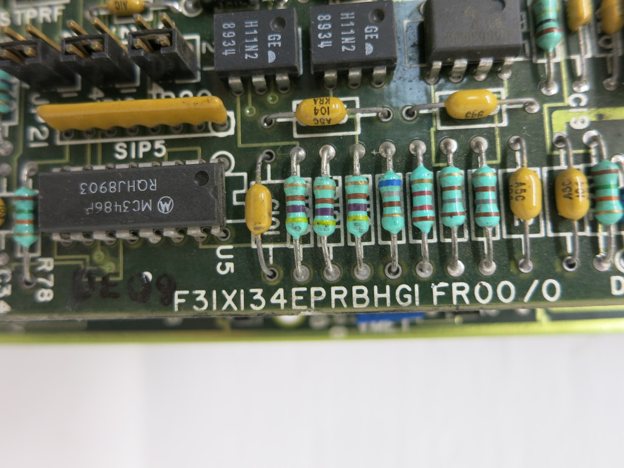 GE Fanuc 531X300CCHABM5 Control Board w/ Encoder + Keypad 531X134EPRBHG1 DC300 (DW7552-1)