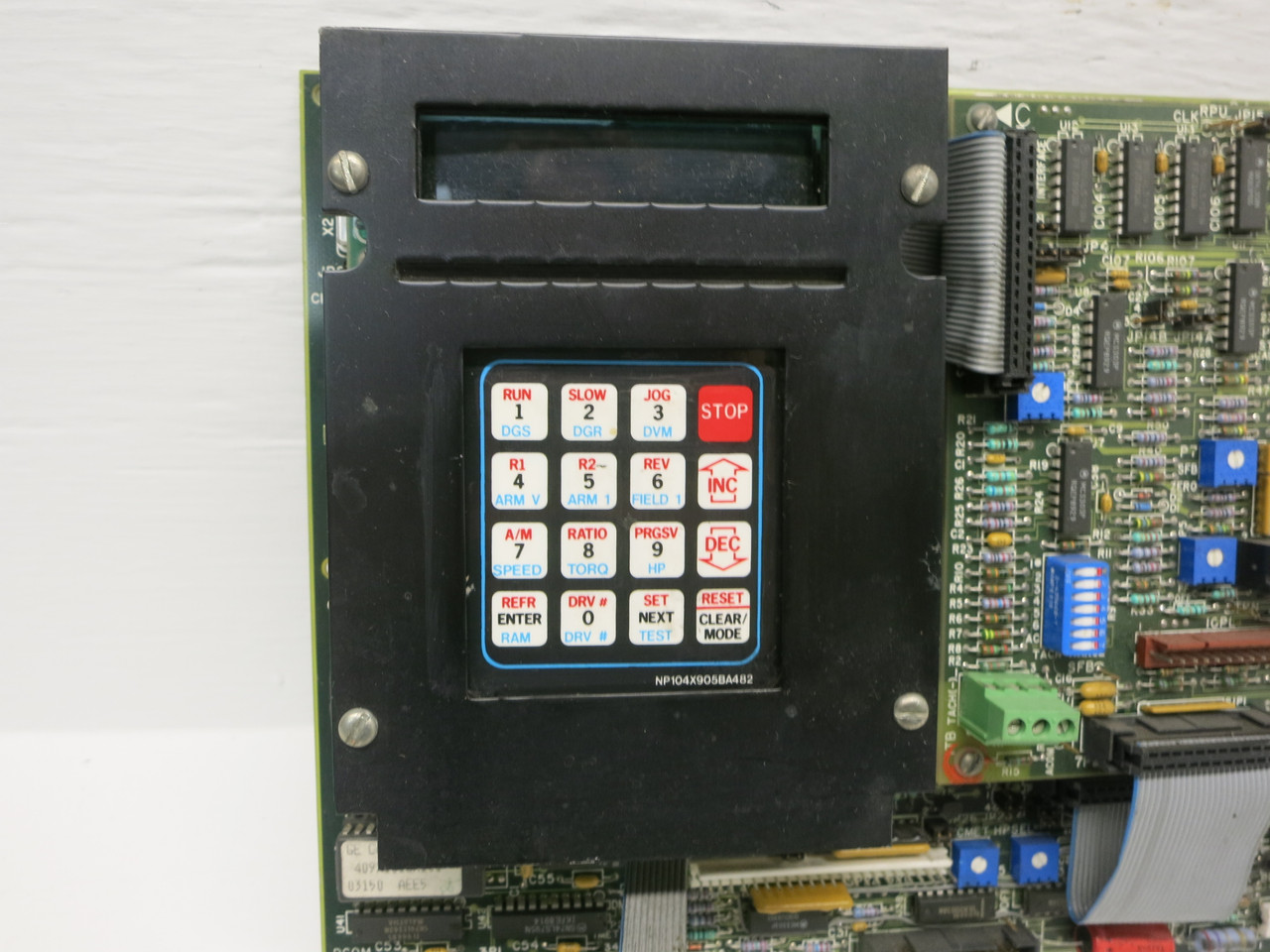 GE Fanuc 531X300CCHABM5 Control Board w/ Encoder + Keypad 531X134EPRBHG1 DC300 (DW7552-1)