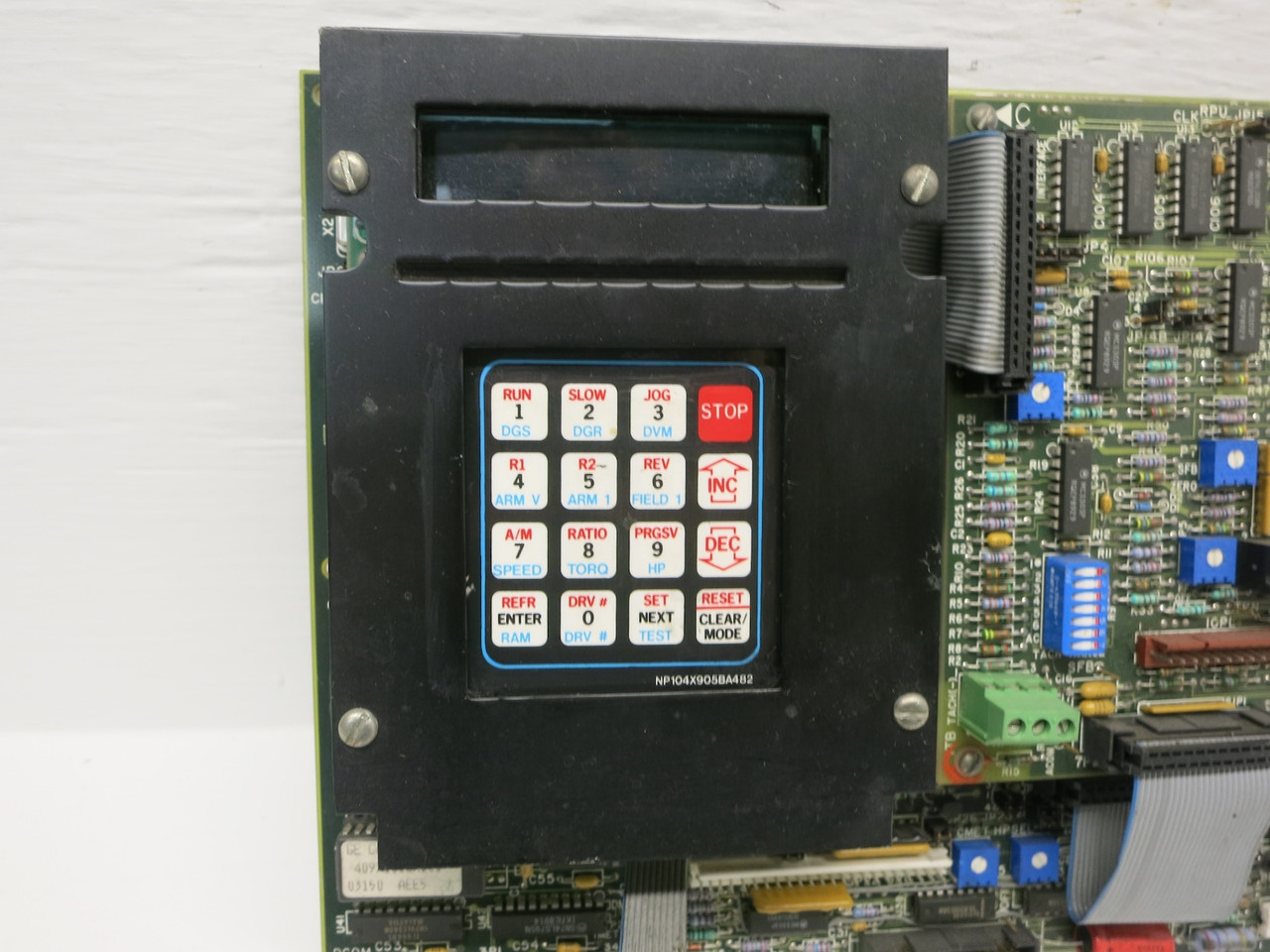GE Fanuc 531X300CCHABM5 Control Board w/ Encoder + Keypad 531X134EPRBHG1 DC300 (DW7552-1)