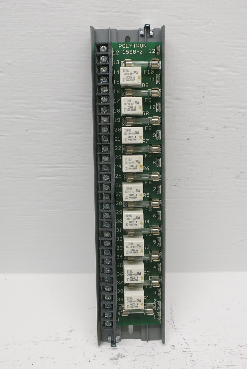 Polytron 1598-2 Relay Terminal Control Board Module PCB 15982 (DW7551-1)