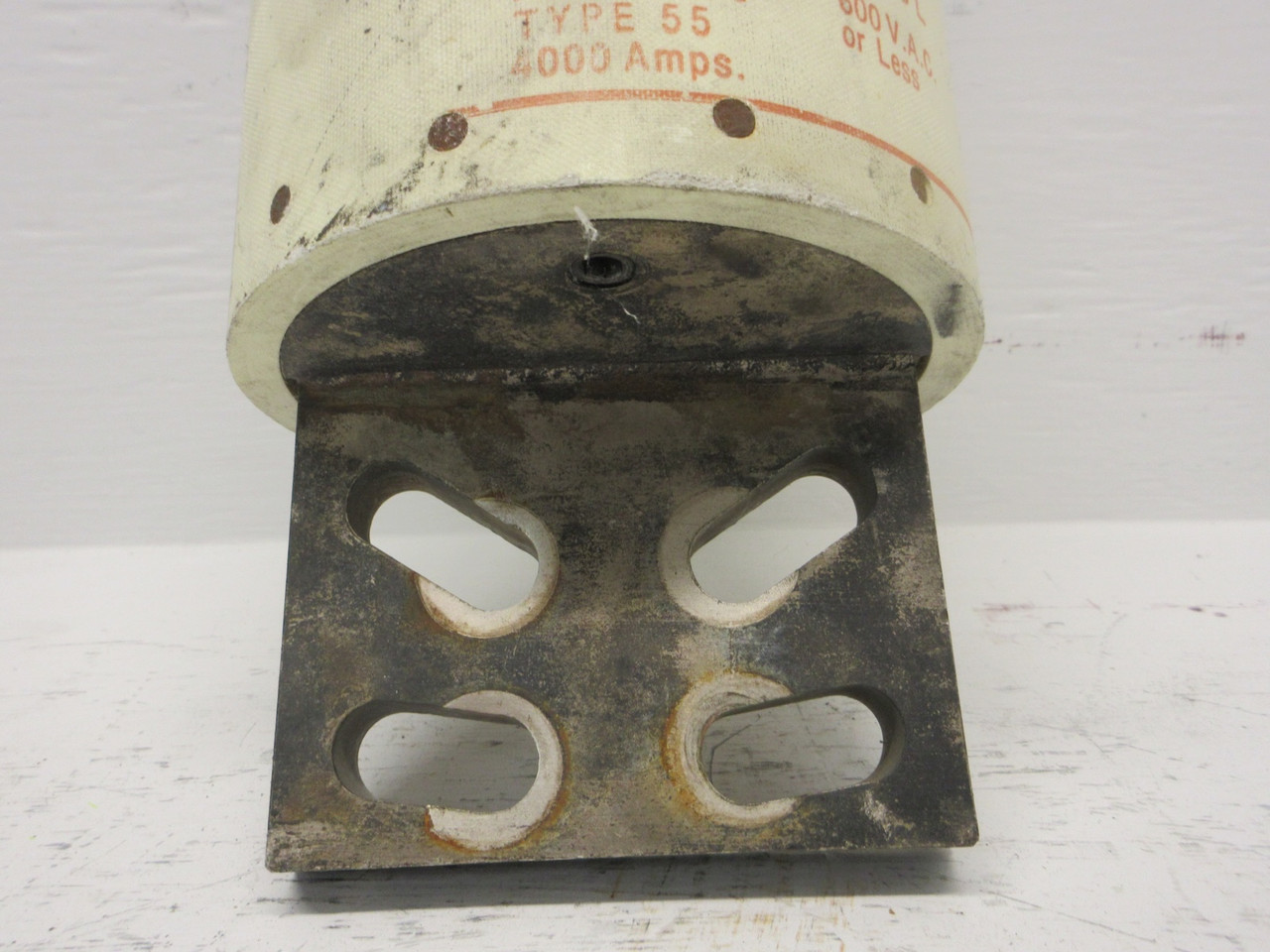 Gould A4BY4000 4000A 600V Current Limiting Fuse Type 55 Class L 4000 Amp-Trap (AH0736-3)