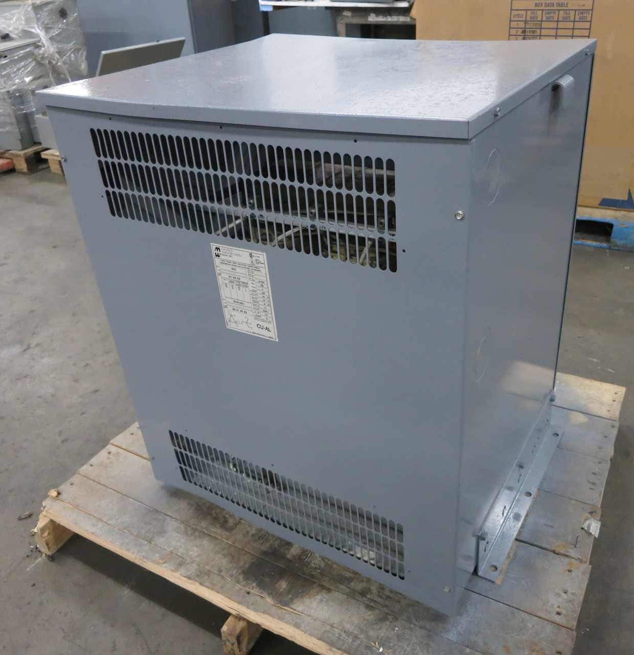Hammond 75 kVA 575 Delta to 575Y/331 V 3PH Isolation Transformer D075NN 575V (DW7564-1)
