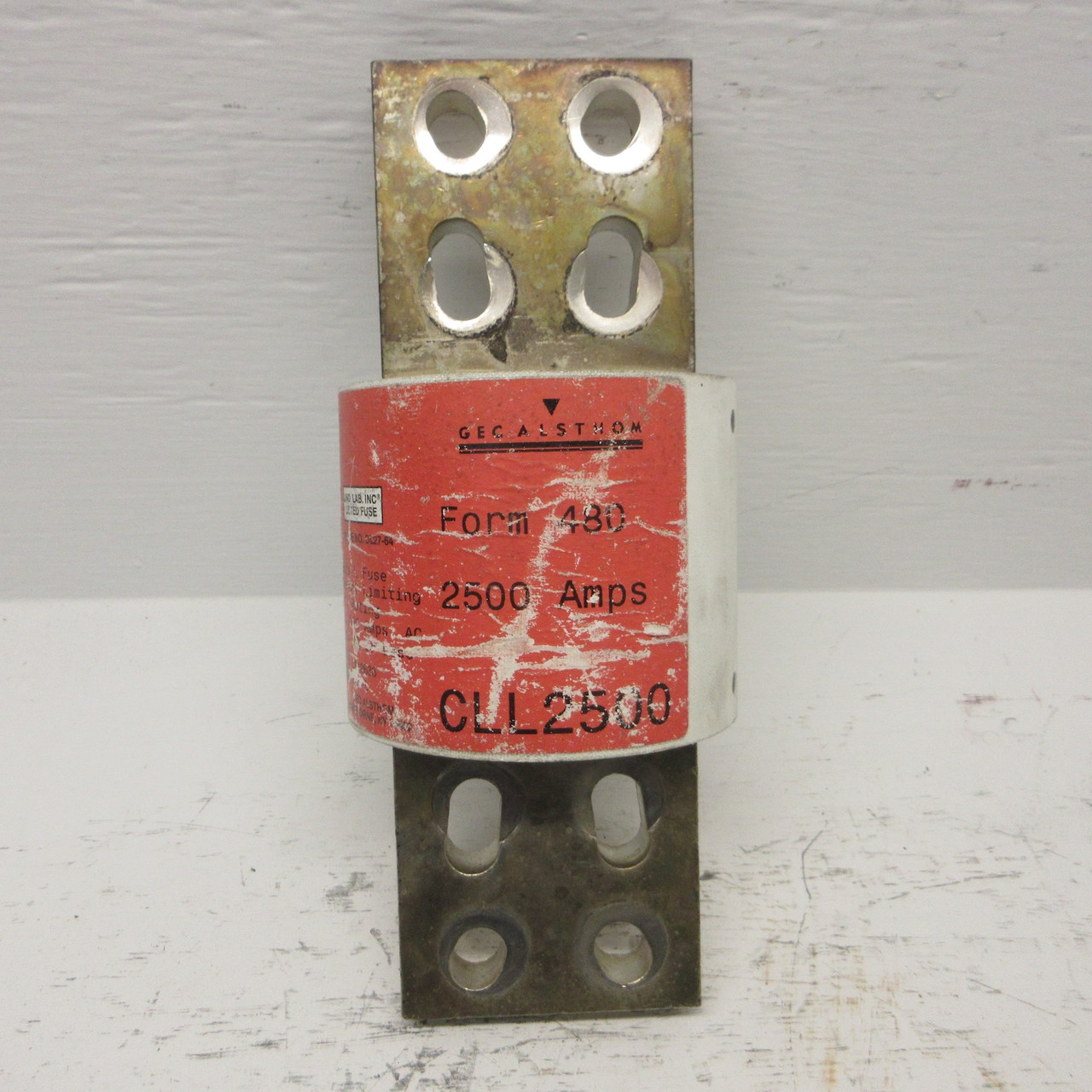 GEC Alsthom CLL2500 Fuse Form 480 2500 Amp Class L 600VAC CLL-2500 GECALSTHOM (AH0740-5)
