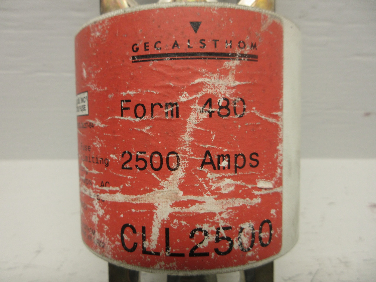 GEC Alsthom CLL2500 Fuse Form 480 2500 Amp Class L 600VAC CLL-2500 GECALSTHOM (AH0740-5)