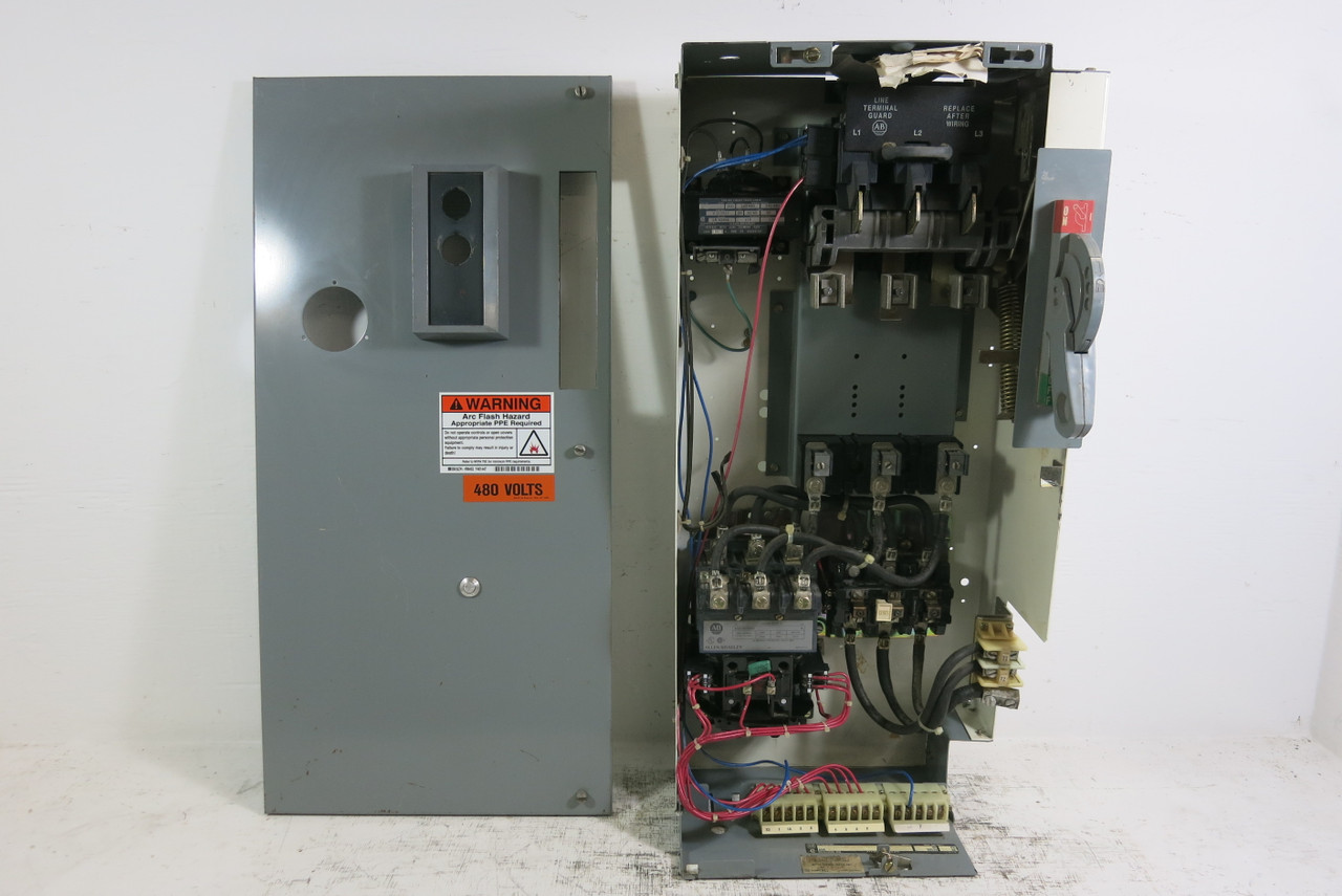 Image of Allen Bradley 2100 Centerline 33" 100A Fusible Size 3 Starter MCC Bucket 100 Amp