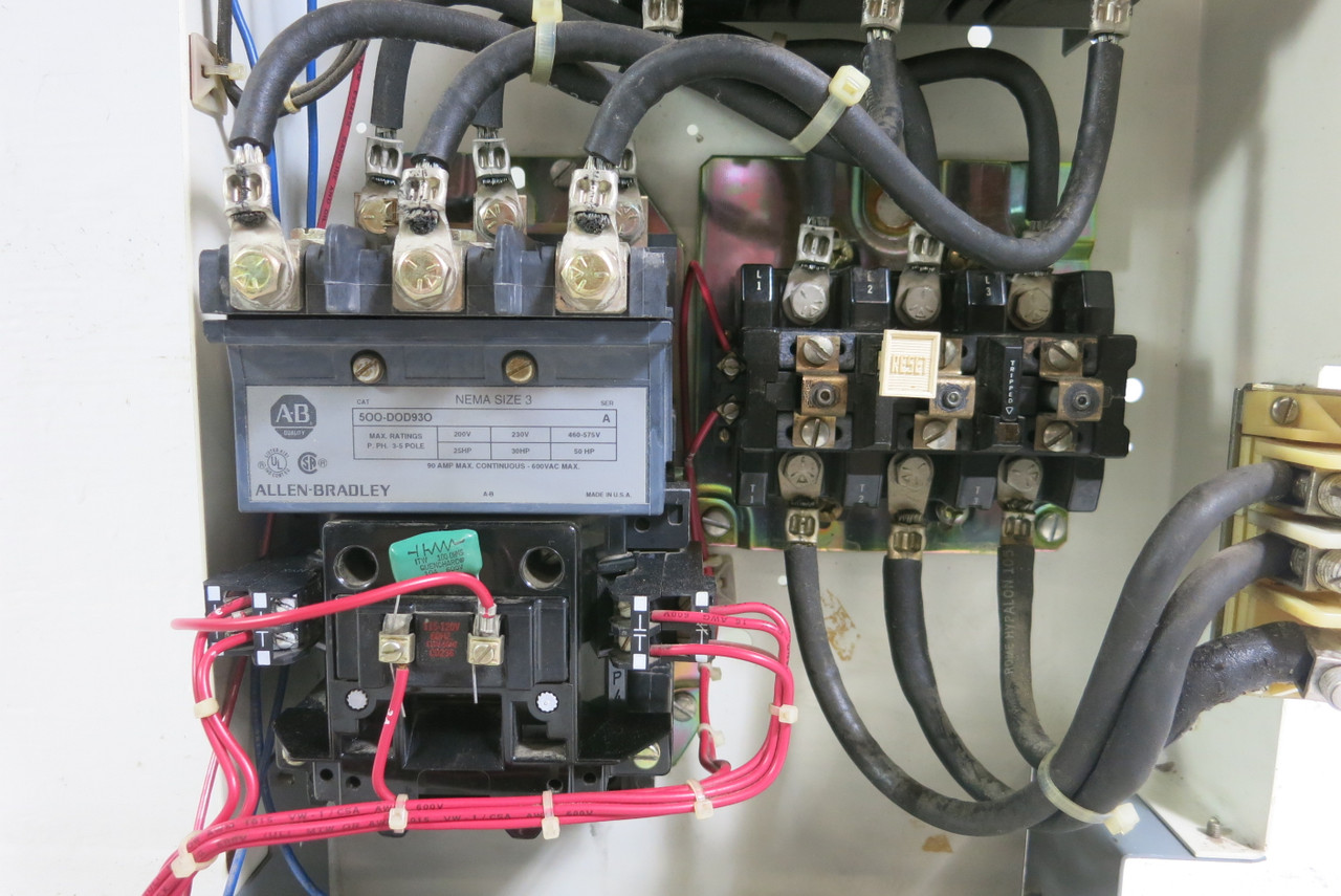 Allen Bradley 2100 Centerline 33" 100A Fusible Size 3 Starter MCC Bucket 100 Amp (BJ1048-4)