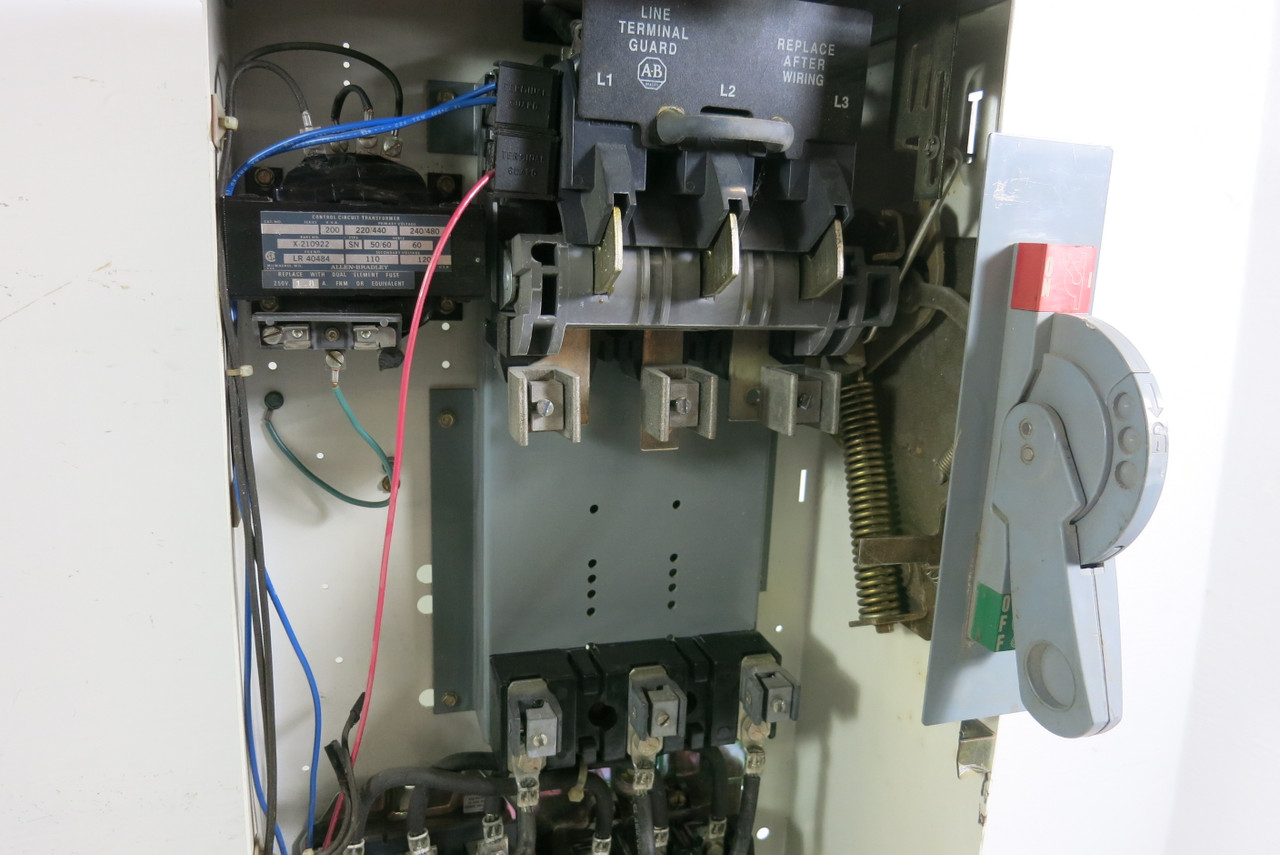 Allen Bradley 2100 Centerline 33" 100A Fusible Size 3 Starter MCC Bucket 100 Amp (BJ1048-4)