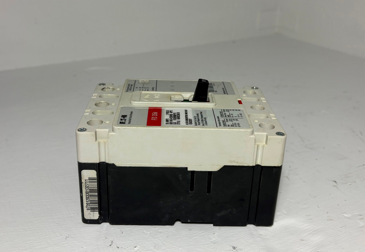 Eaton FD3090BP10 90A Circuit Breaker Glossy Red 3 Pole 480/600V FD3090 90 Amp (EM5663-1)