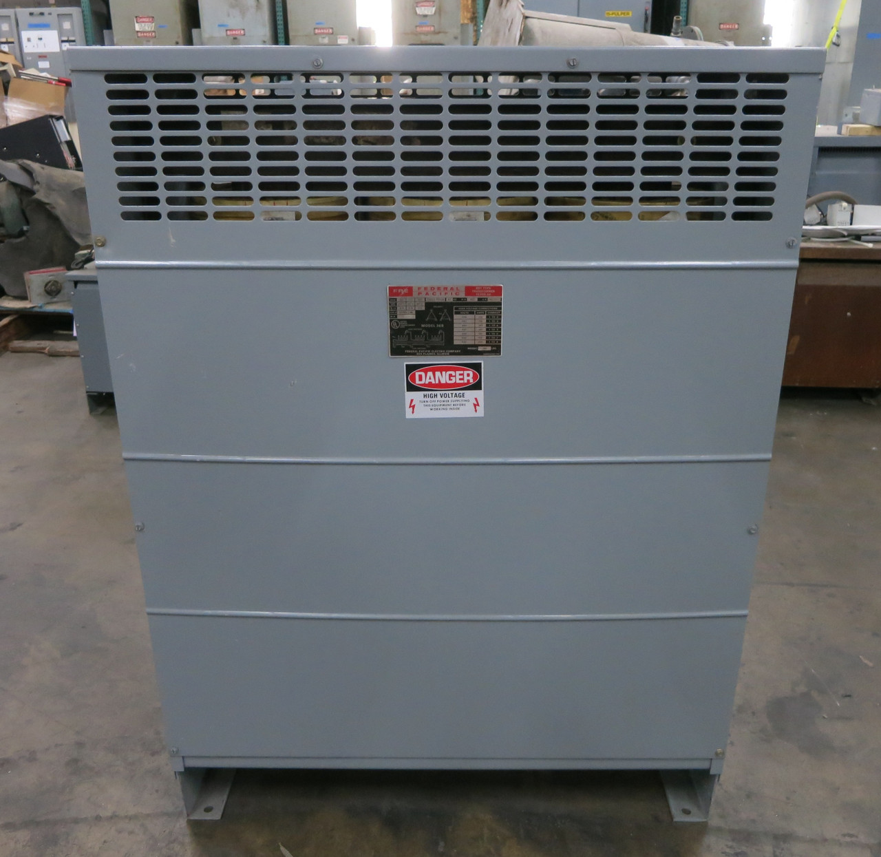 FPE 150 kVA 480 Delta to 240 Delta V 3PH Dry Type Transformer 50365-LM 480V 240V (DW7574-1)