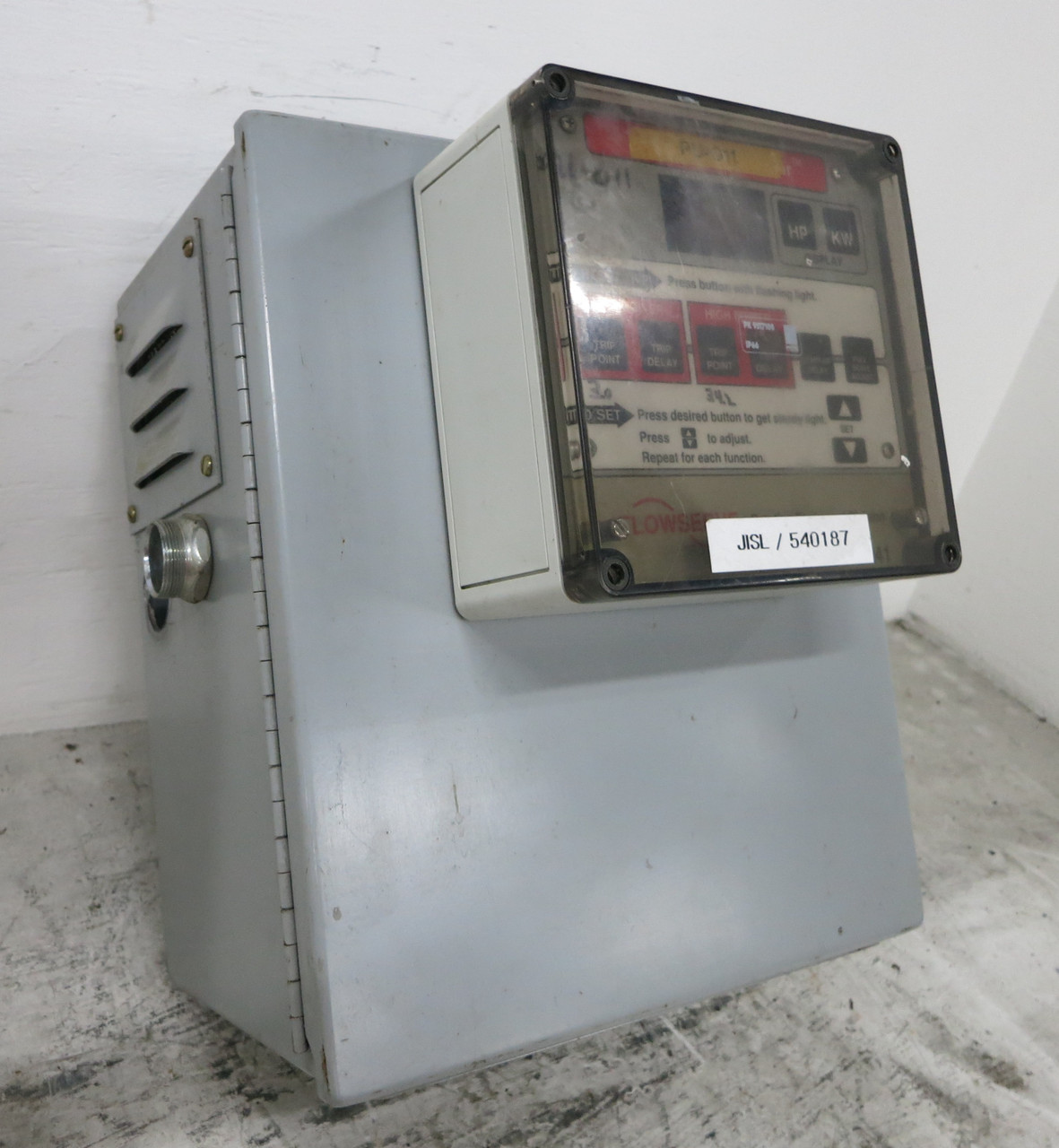 Flowserve AY56930B KW941 Pump Power Monitor w Enclosed MTE RL-03503 Line Reactor (DW7572-1)